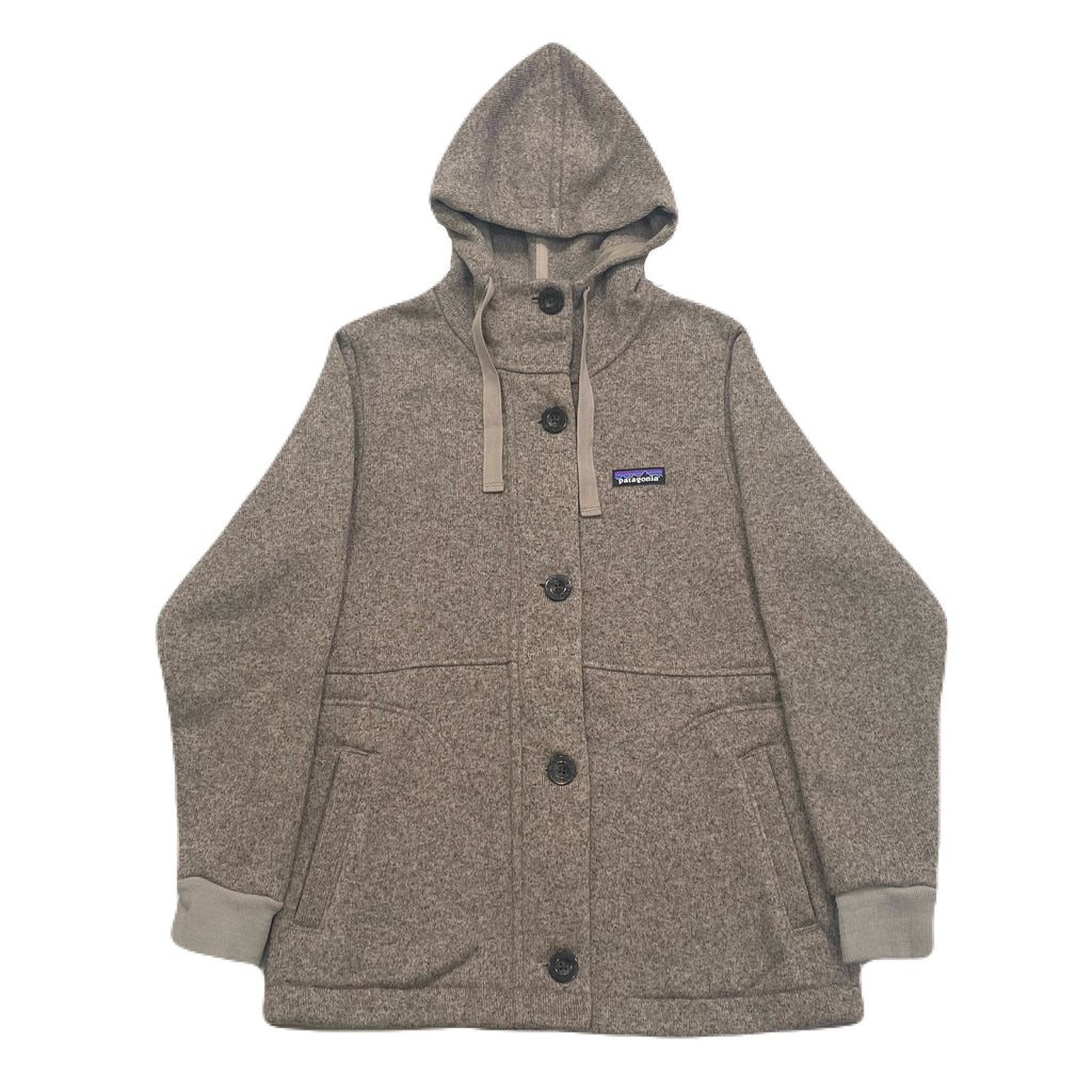 Patagonia Better Sweater Birch Hooded Button Fleece Coat Jacket Women’s Small