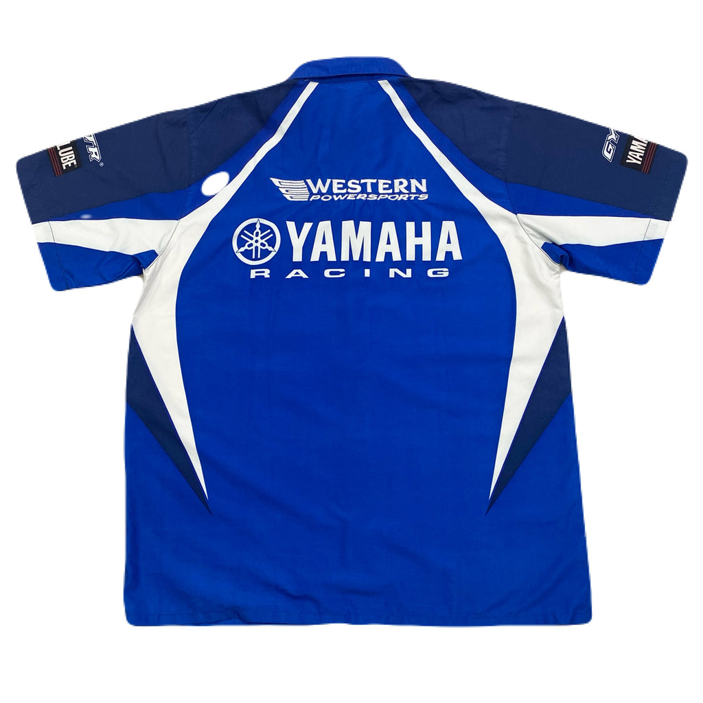 YAMAHA Racing Western Powersports GYTR Yamalube Snap Button Crew Shirt Men’s XL