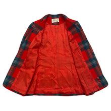 Load image into Gallery viewer, Vintage Aljean Lindsay Plaid Wool Blazer Jacket Women’s Size Unknown
