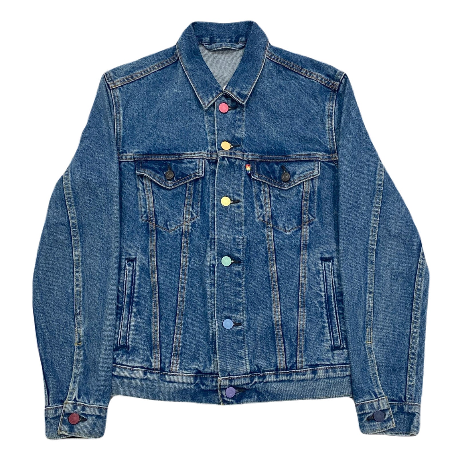 Levis Pride I Have Seen The Future LGBT Denim Jacket Women’s Small