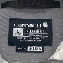 Load image into Gallery viewer, Carhartt Relaxed Fit Aztec 1/4 Snap Pullover Fleece Jacket Women’s Large (12-14)
