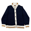 Roots Cabin Collection Navy Cardigan Knit Sweater Men’s Large