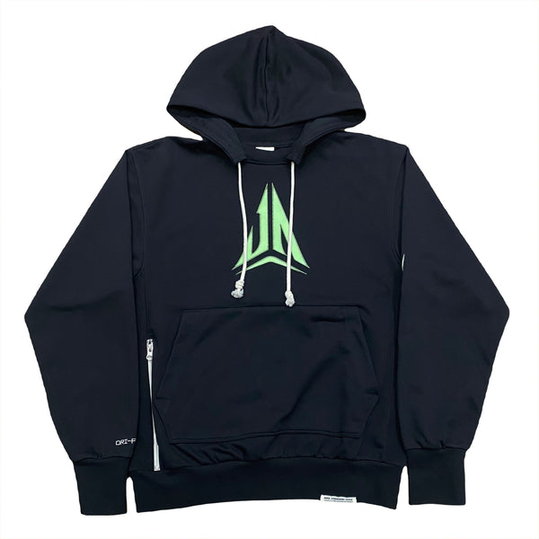 Nike Dri-Fit Ja Morant Standard Issue FN2987-010 Black Green Hoodie Men’s Small