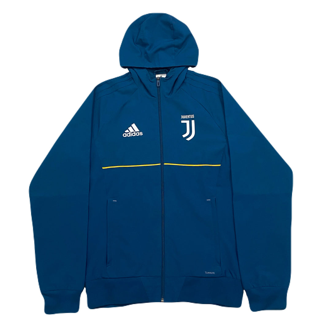 Adidas Juventus 2017-18 Prematch Presentation Hooded Soccer Futbol Full Zip Jacket Men’s Small