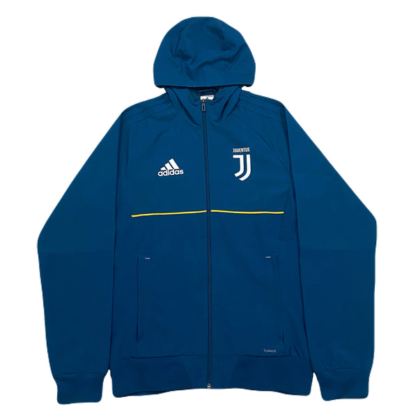 Adidas Juventus 2017-18 Prematch Presentation Hooded Soccer Futbol Full Zip Jacket Men’s Small