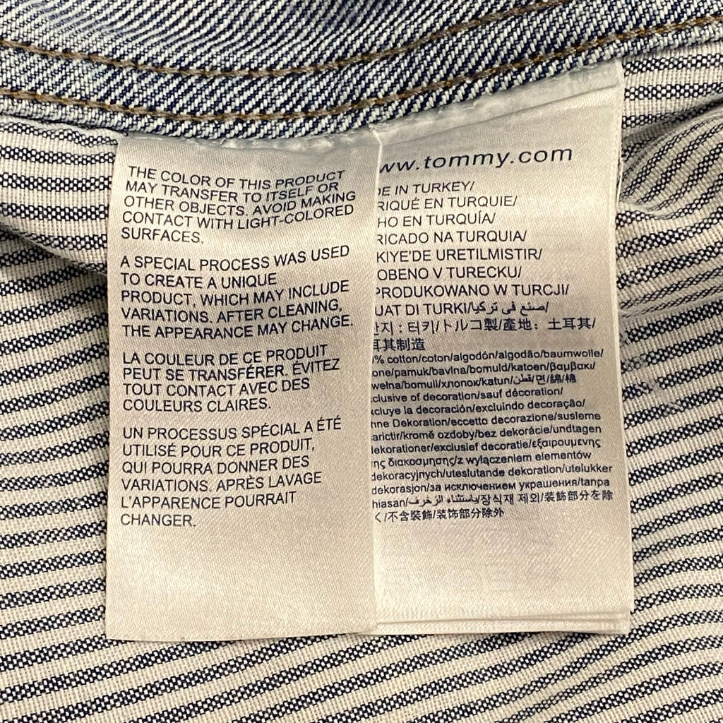 Vintage Tommy Hilfiger Tommy Jeans Sailing Gear Denim Trucker Jacket Men’s Small