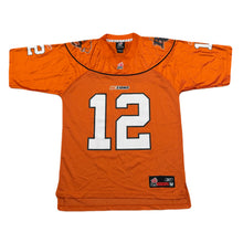 Load image into Gallery viewer, Reebok CFL BC Lions Dave Dickenson #12 Orange Home QB Football Jersey Men’s Medium
