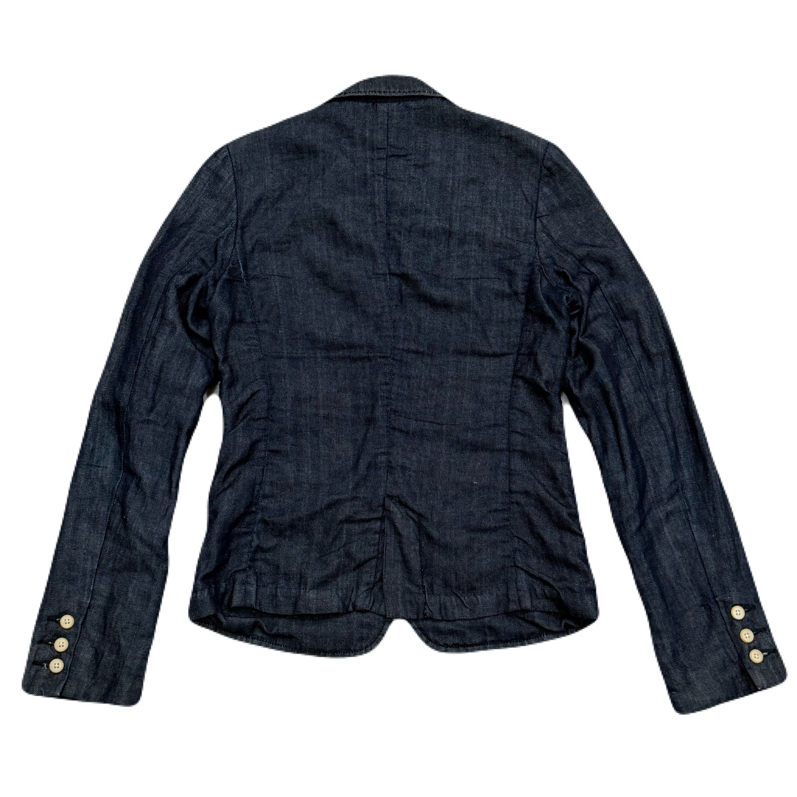 Warhol Factory x Levis Andy Warhol Blue Cotton Linen Blend Blazer Women’s Medium