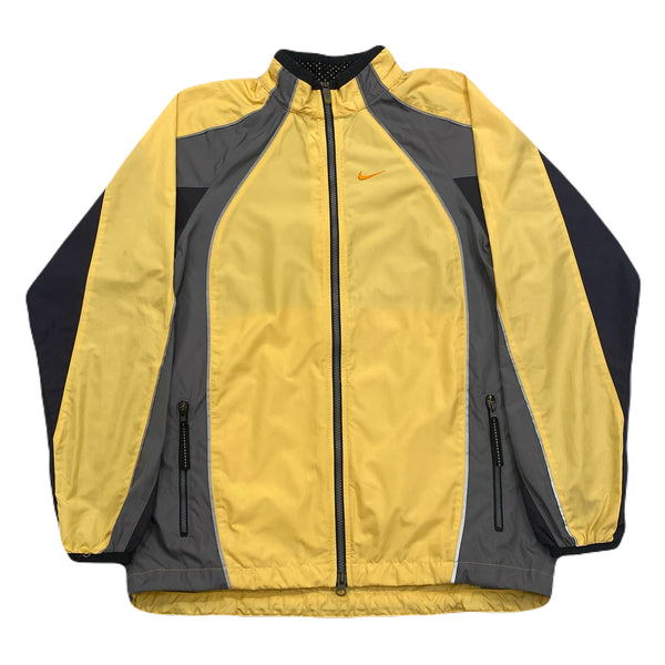 Vintage Nike Running Vented Reflective Full Zip Windbreaker Jacket Women’s Small
