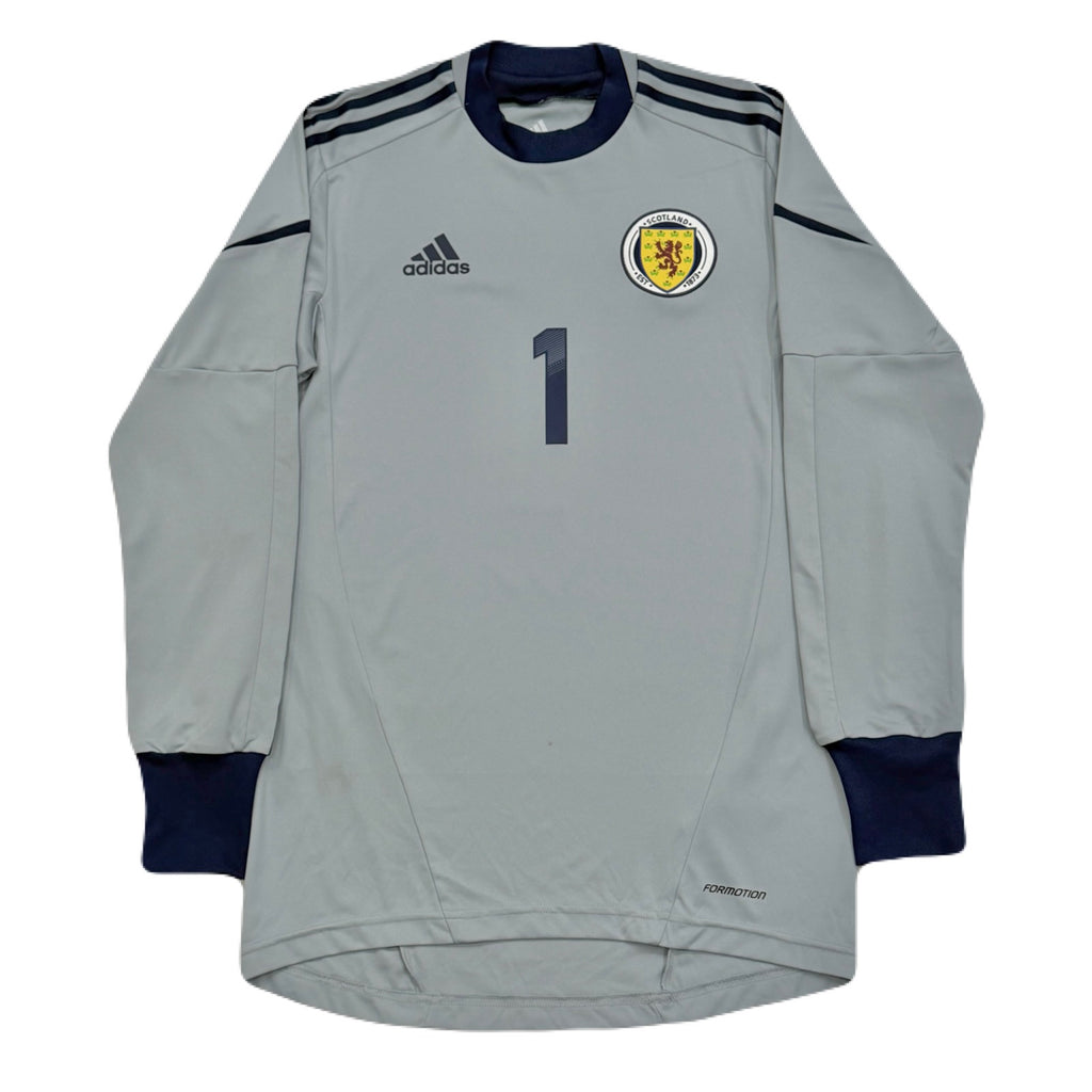Adidas Scotland 2011-2012 Goalkeeper #1 Soccer Football Jersey Shirt Men’s Medium