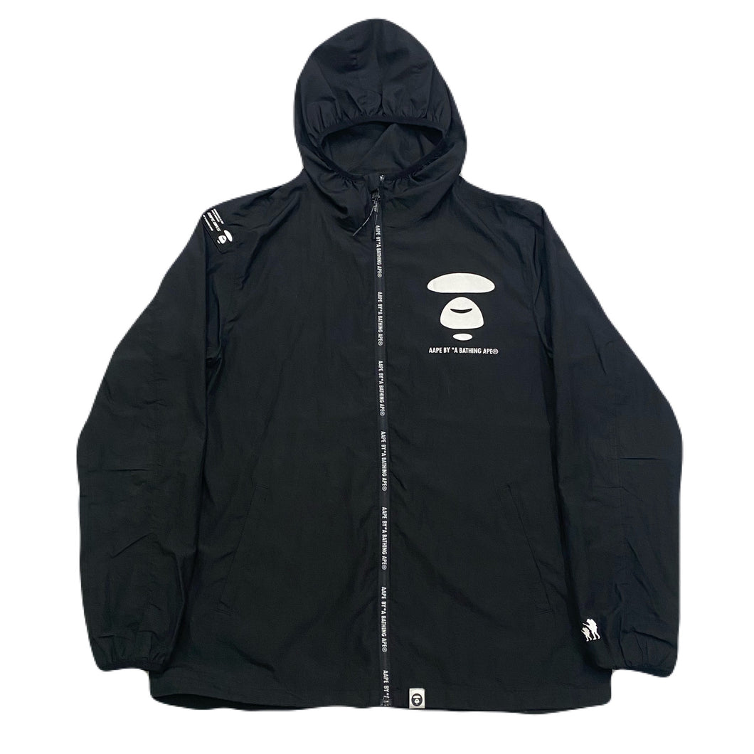 Aape By A Bathing Ape Lightweight Full Zip Hooded Windbreaker Jacket Men’s Medium