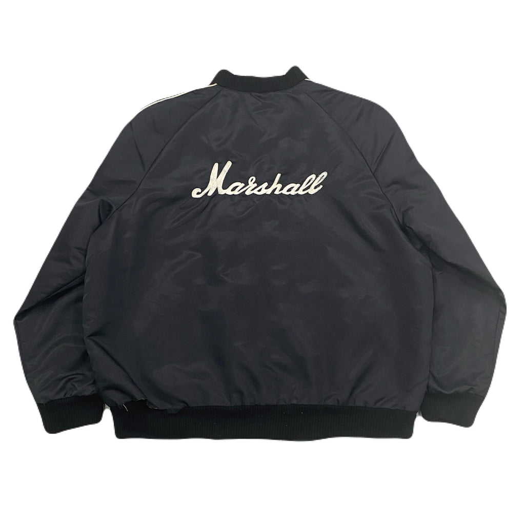Vintage 80’s Marshall Amps 20 Year Anniversary Rock Music Satin Bomber Jacket Men’s Large