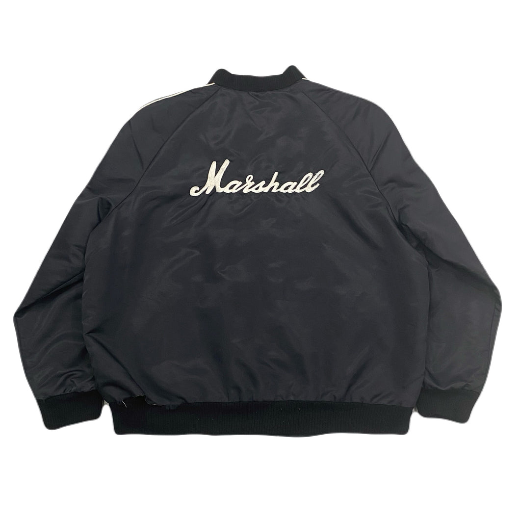 Vintage 80’s Marshall Amps 20 Year Anniversary Rock Music Satin Bomber Jacket Men’s Large