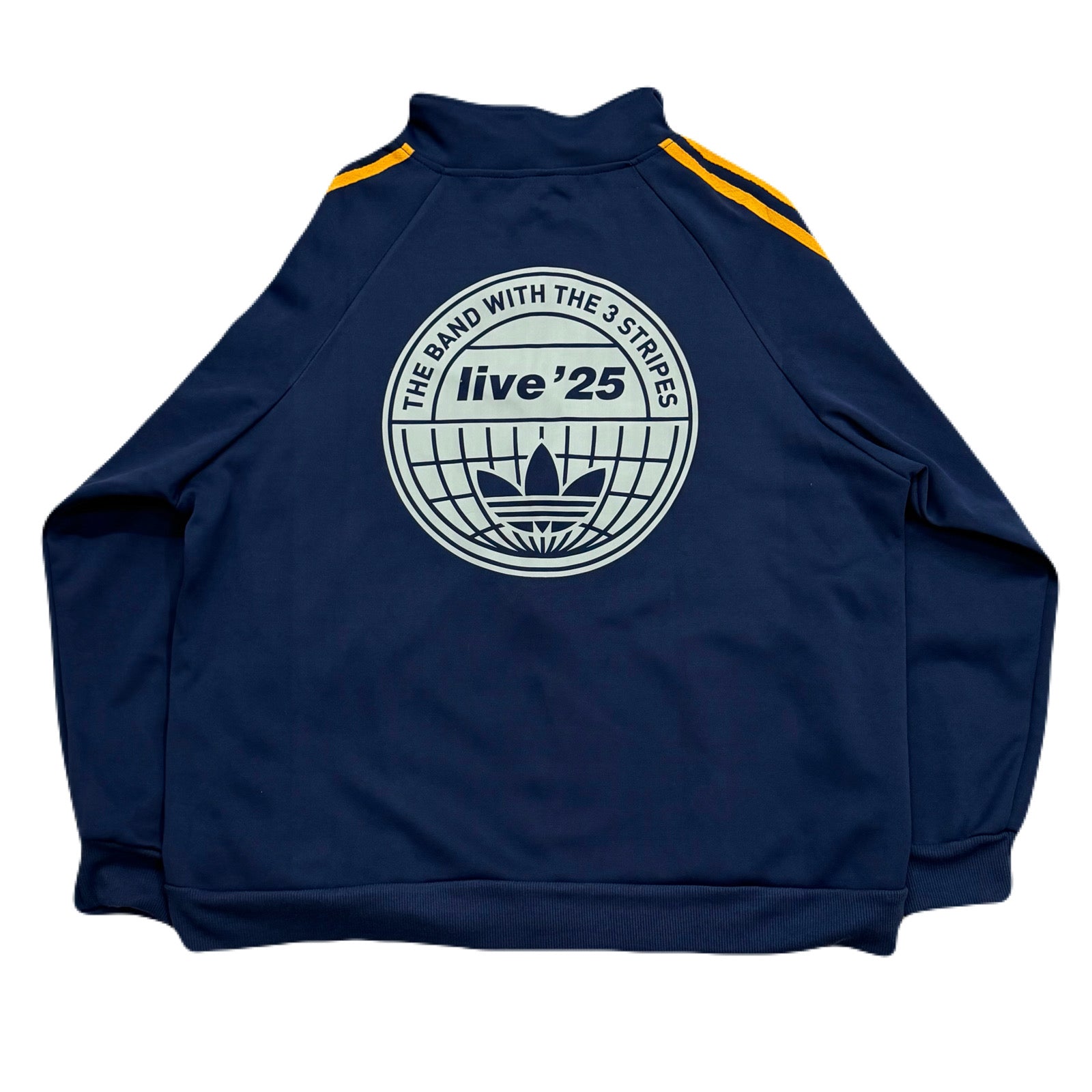 Adidas Oasis Live ‘25 Tour Navy Yellow Track Top Jacket Men’s XL