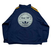 Load image into Gallery viewer, Adidas Oasis Live ‘25 Tour Navy Yellow Track Top Jacket Men’s XL
