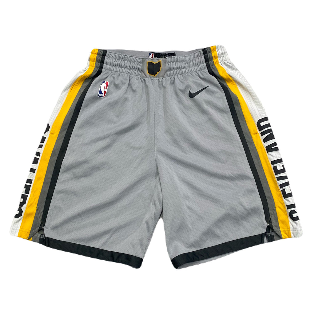 Nike NBA Authentic Cleveland Cavaliers City Edition Swingman Gray Shorts Men’s Large