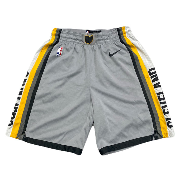 Nike NBA Authentic Cleveland Cavaliers City Edition Swingman Gray Shorts Men’s Large