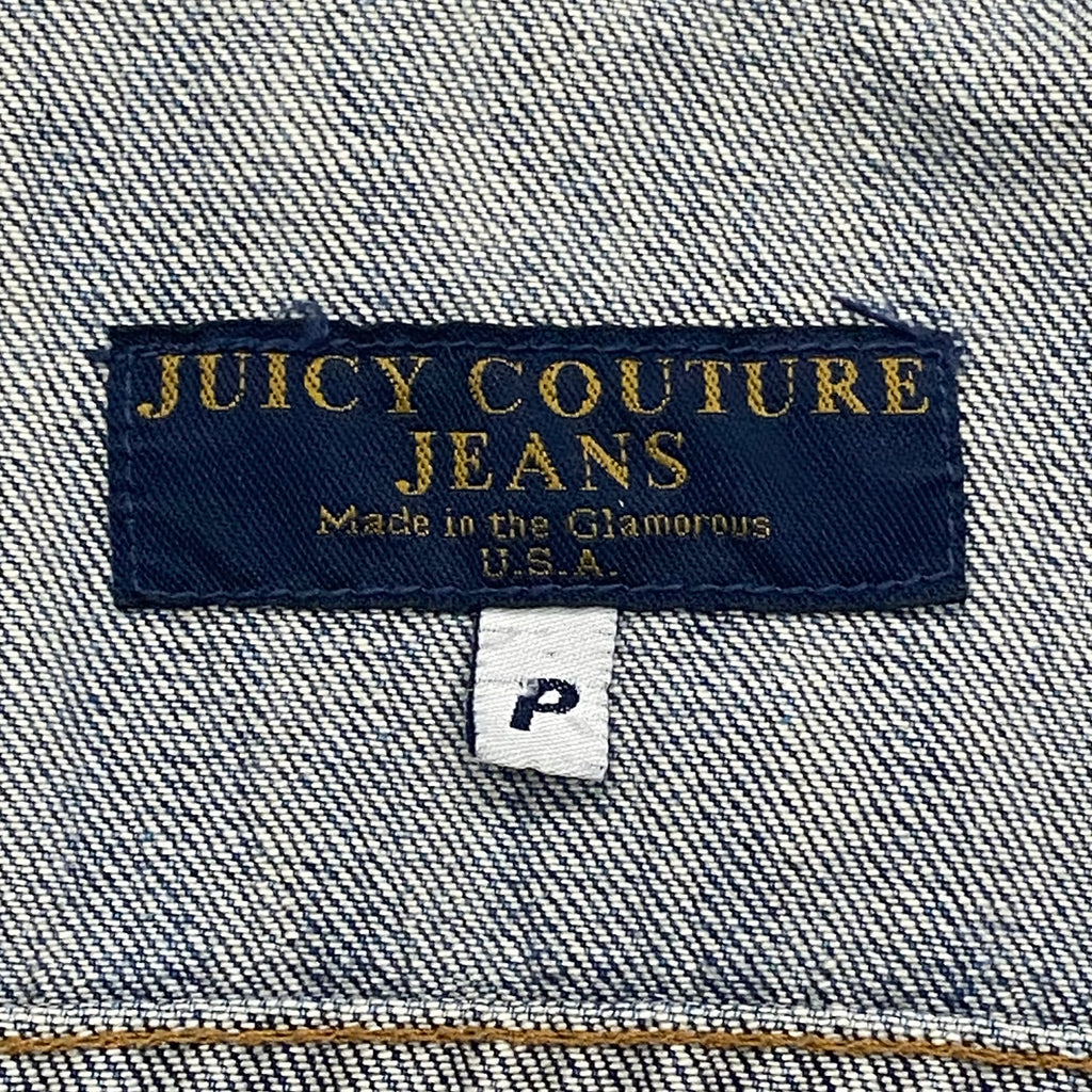 Vintage Juicy Couture Y2K Dog Lover 91 Juicyland Patch Denim Jean Jacket Women’s P