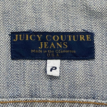 Load image into Gallery viewer, Vintage Juicy Couture Y2K Dog Lover 91 Juicyland Patch Denim Jean Jacket Women’s P
