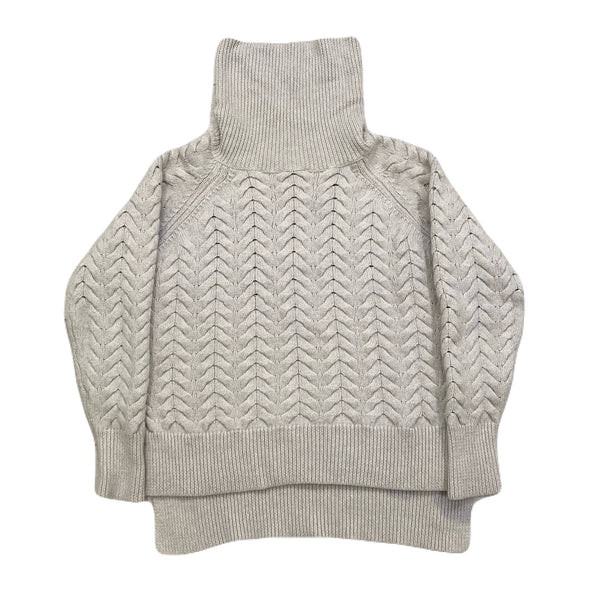 Wilfred Free Aritzia Yarn Wool Italy Weaved Cable Knit Turtleneck Sweater Women’s XS