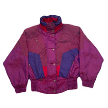 Load image into Gallery viewer, Vintage 80’s Nevica Frontline Iridescent Ski Winter Jacket Women’s Size 8
