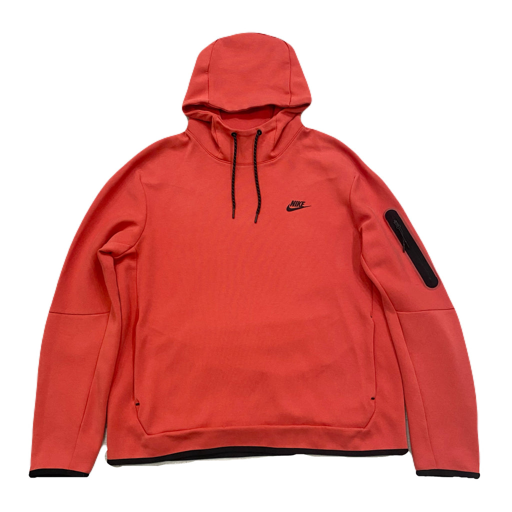 Nike Tech Fleece Orange/Red Lobster DD5174-605 Pullover Hoodie Men’s Large