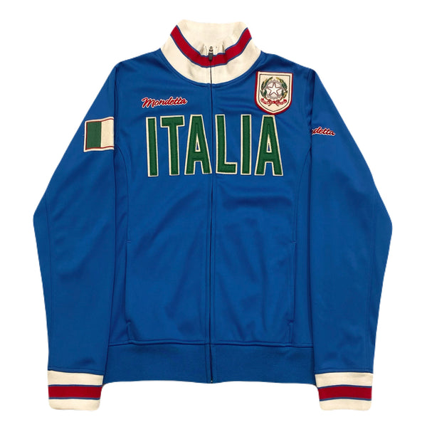 Vintage Mondetta Italia Italy Athletic Warm Up Sewn Zip Up Track Jacket Men’s XS