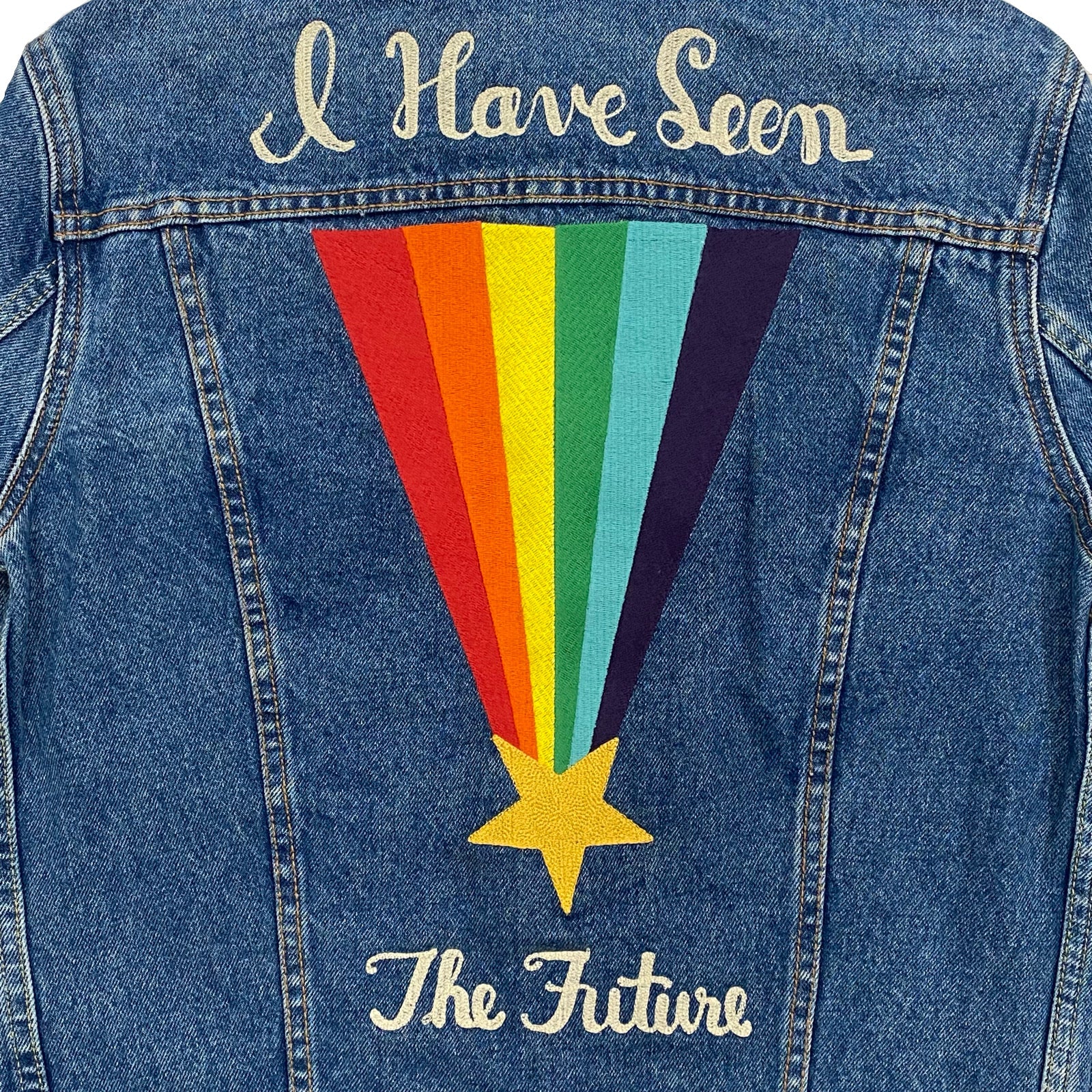 Levis Pride I Have Seen The Future LGBT Denim Jacket Women’s Small