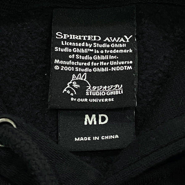 Vintage 2001 Spirited Away Studio Ghibli No-Face Embroidered Hoodie Men’s Medium