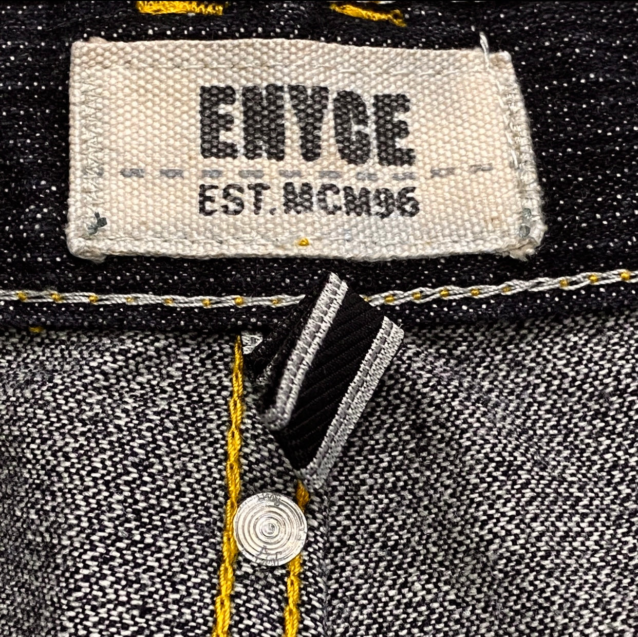 Enyce Embroidered Black Denim Shorts 32