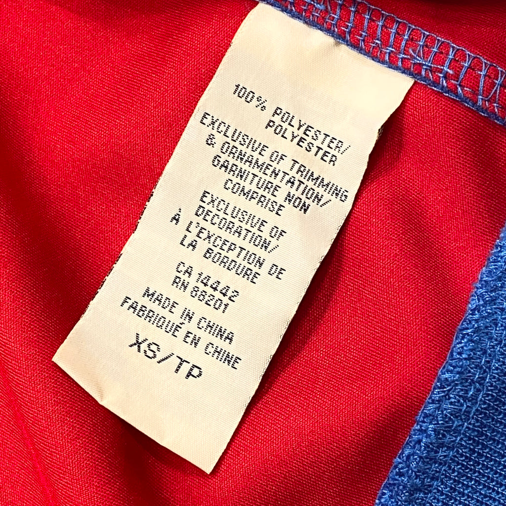 Vintage Mondetta Italia Italy Athletic Warm Up Sewn Zip Up Track Jacket Men’s XS