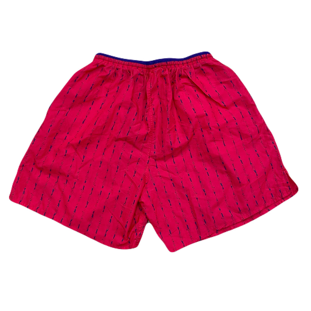 Vintage Umbro International Sand Soccer Federation Neon Pink Blue Made In USA Shorts Men’s Large