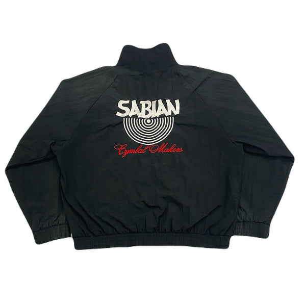 Vintage Sabian Cymbals Rock Music Windbreaker Jacket Men’s Large