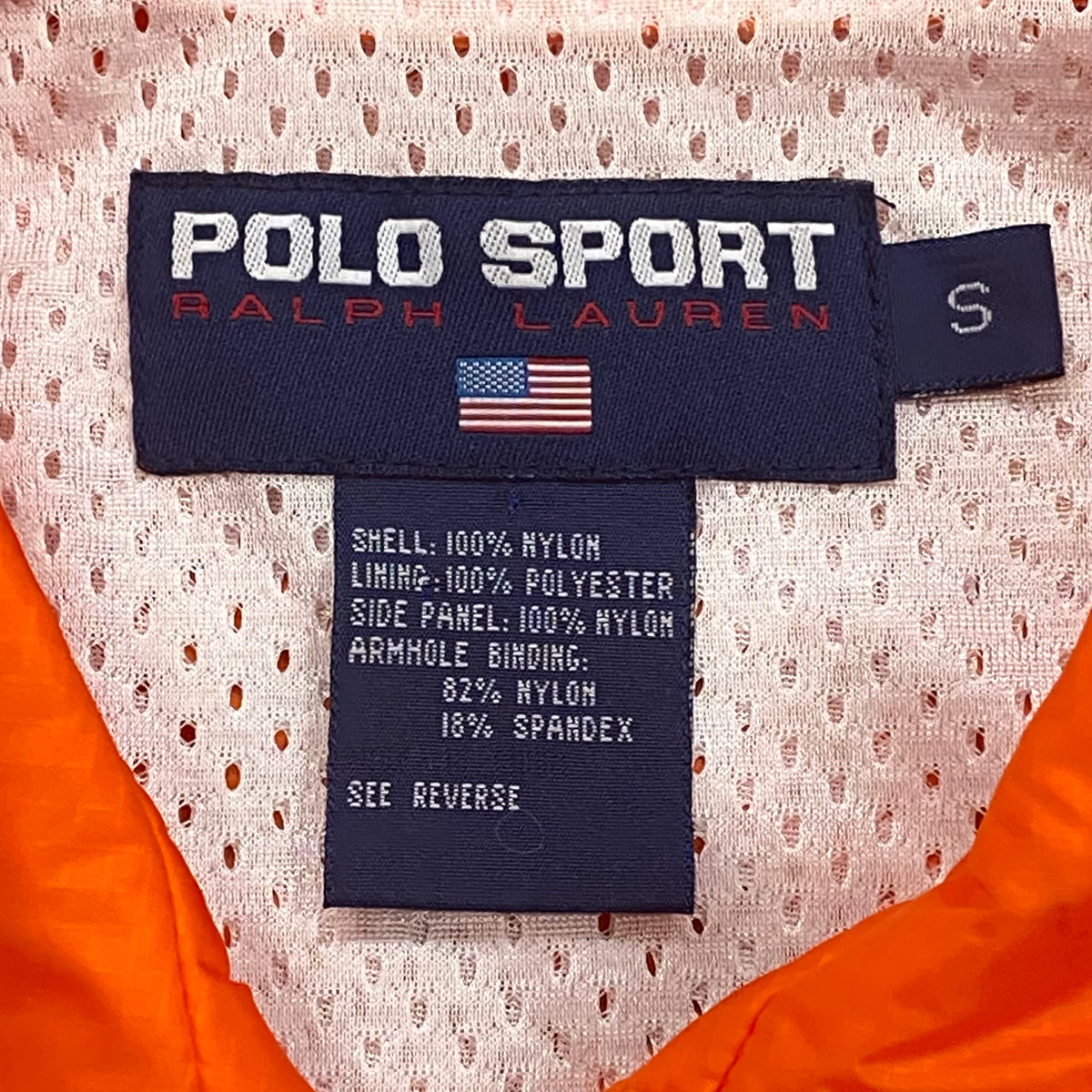Vintage Polo Sport Ralph Lauren Nylon Mesh Lined Gilet Vest Women’s Small