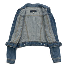 Load image into Gallery viewer, Vintage Juicy Couture Y2K Dog Lover 91 Juicyland Patch Denim Jean Jacket Women’s P
