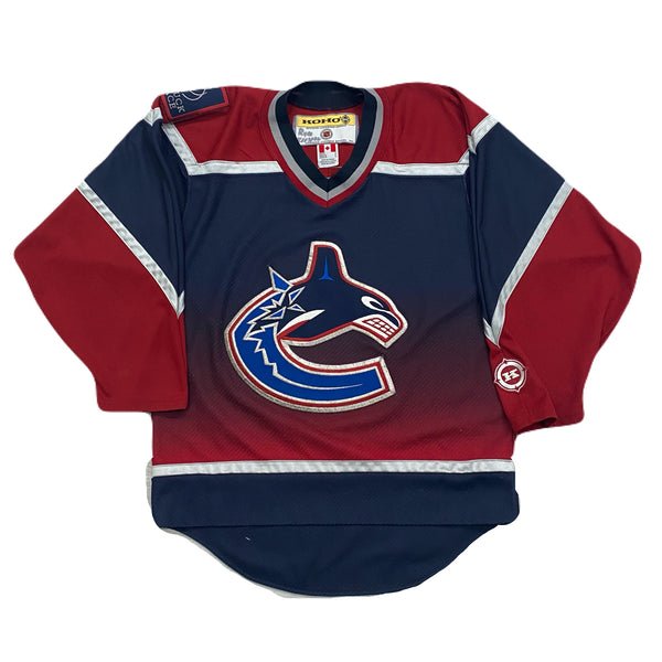 Vintage Y2K Koho NHL Vancouver Canucks Orca Gradient Alternate Adult Jersey Men’s Small