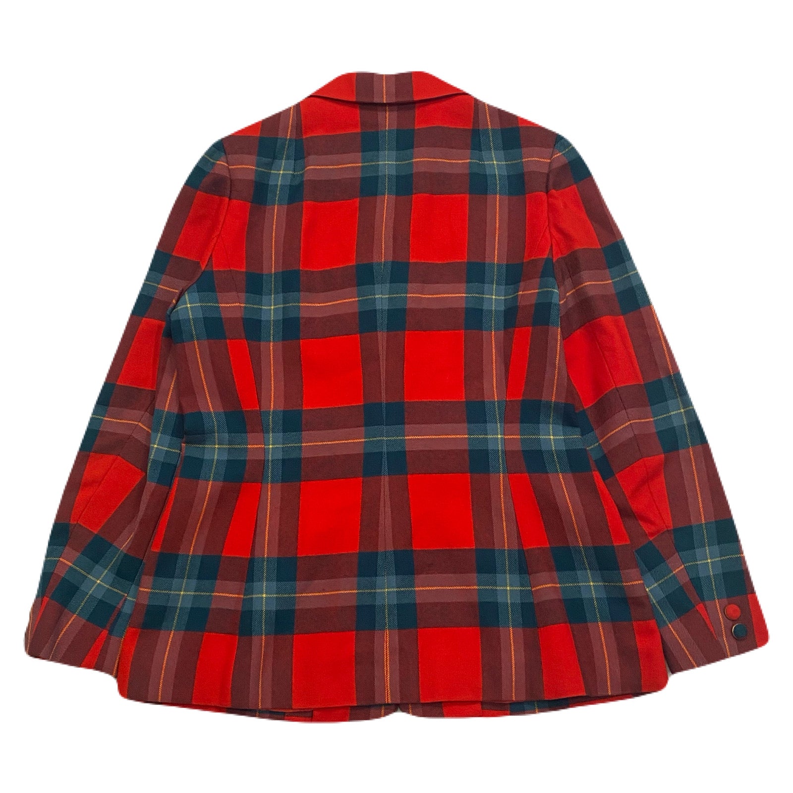 Vintage Aljean Lindsay Plaid Wool Blazer Jacket Women’s Size Unknown