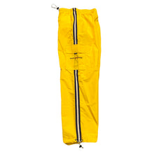 Load image into Gallery viewer, Vintage Phat Farm Yellow Baggy Side Stripe Windbreaker Cargo Pants Men’s XL
