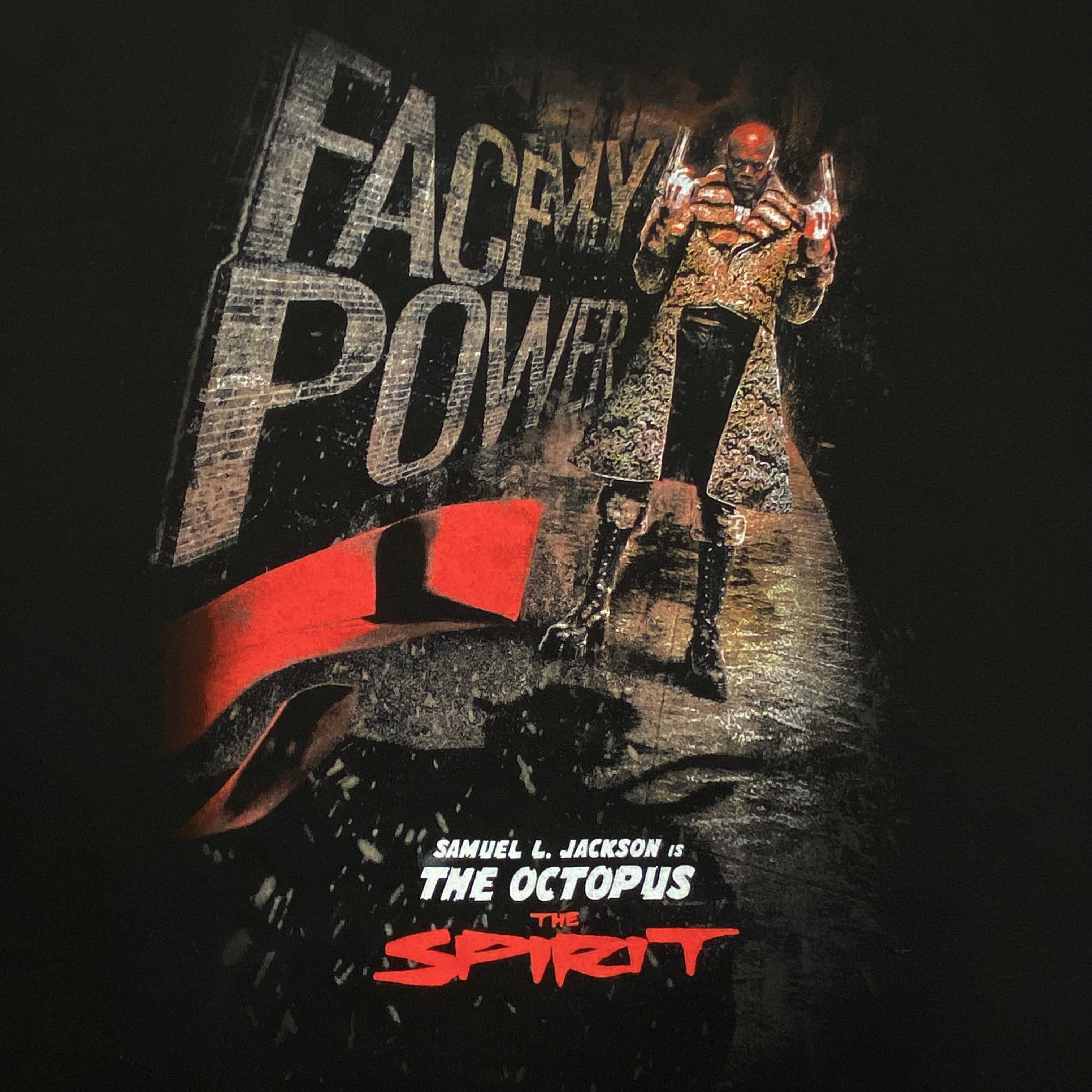 The Spirit 2008 Samuel L. Jackson The Octopus Frank Miller Lionsgate Movie Promo T-Shirt Men’s XL