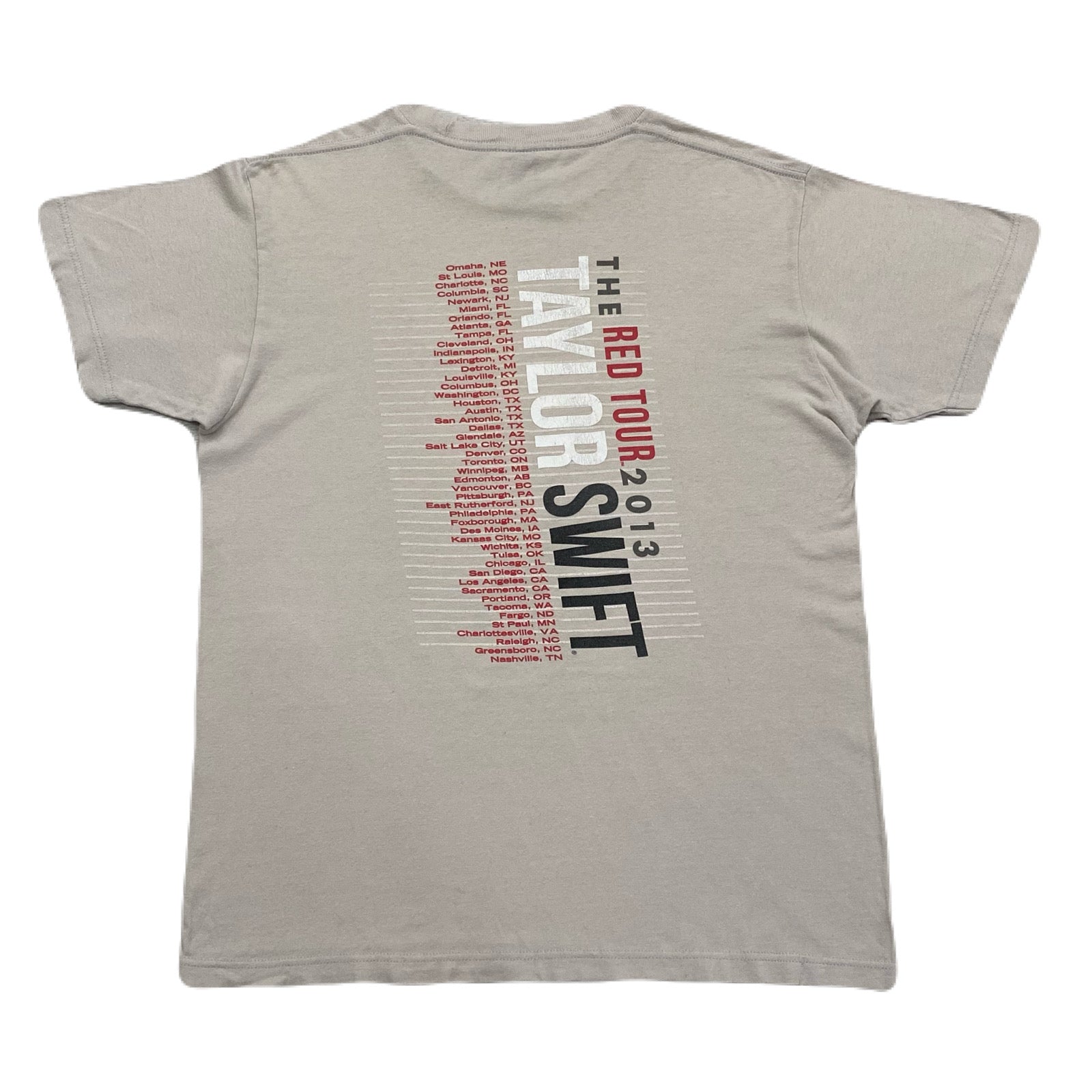 Taylor Swift Tilted 2013 The Red Tour Rare Concert T-Shirt Women’s Medium