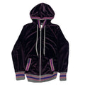 Dolce & Gabbana Velour Glitter Stretch Zip Up Sweatshirt Hoodie Women’s 24/38