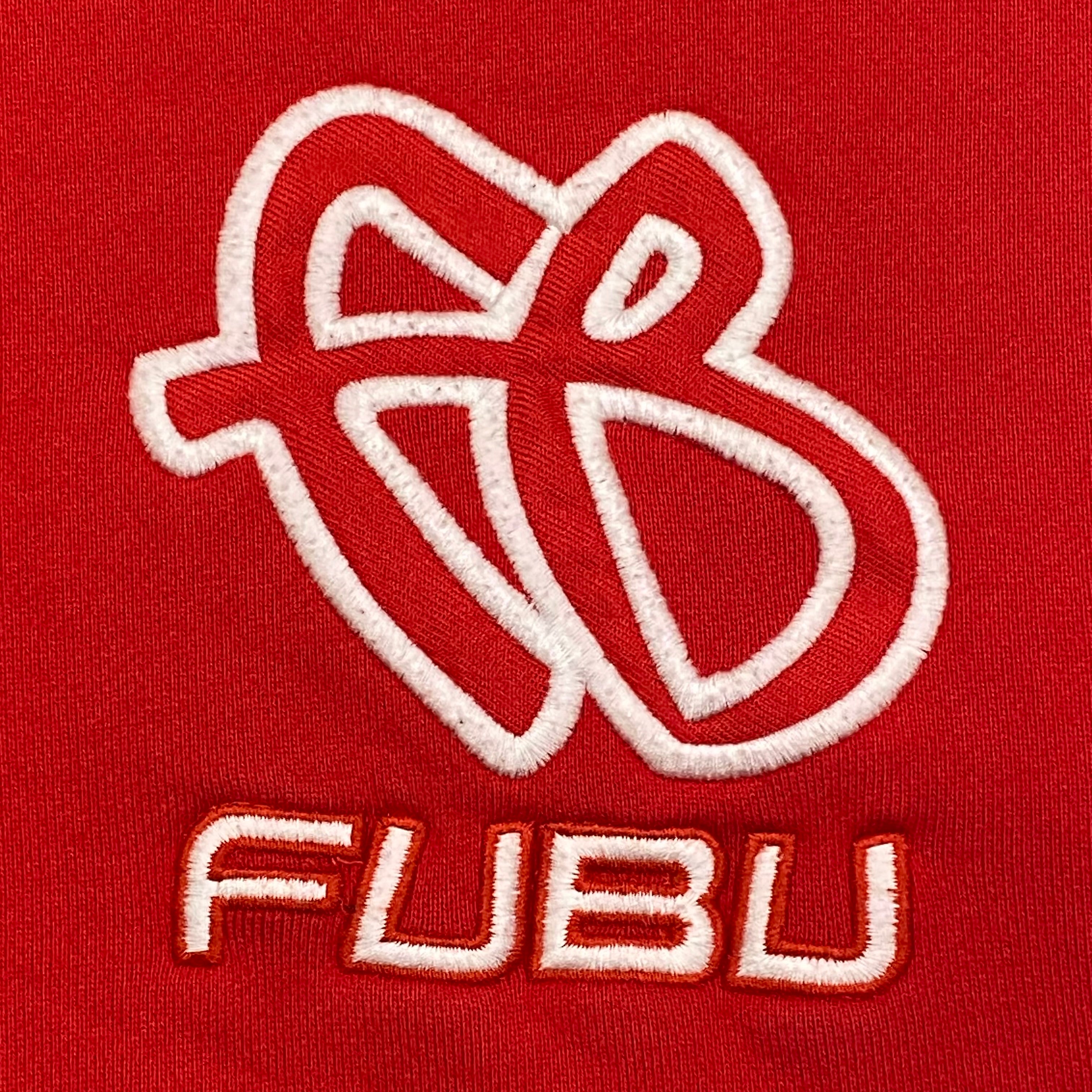 Vintage 90’s Y2K FUBU FB Chest Logo Hip Hop Pullover Hoodie Men’s Medium