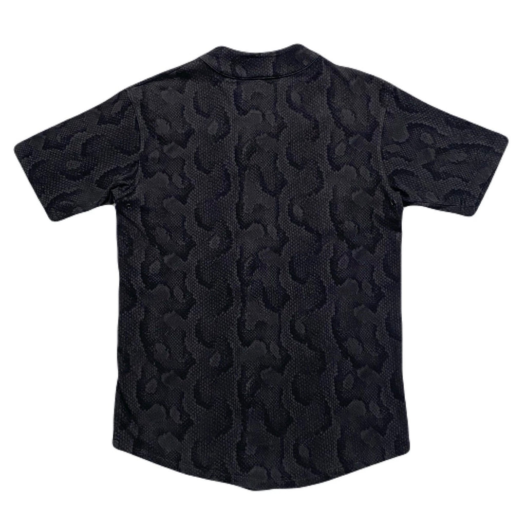 10 Deep Snake Skin All Over Print AOP Baseball Jersey Shirt Men’s Medium