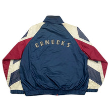 Load image into Gallery viewer, Vintage Pro Player NHL Vancouver Canucks Hockey Windbreaker Jacket Men’s Large
