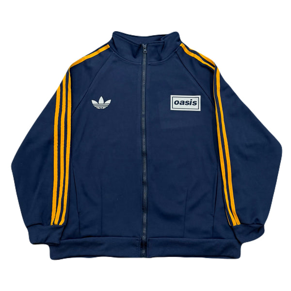 Adidas Oasis Live ‘25 Tour Navy Yellow Track Top Jacket Men’s XL