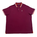 Psycho Bunny By Robert Godley 2023 Maroon Crossbones Polo Shirt Men’s 4XL