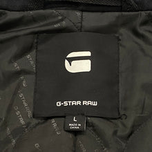 Load image into Gallery viewer, G-Star Raw Black Garber Padded Trench Coat Jacket Men’s Large
