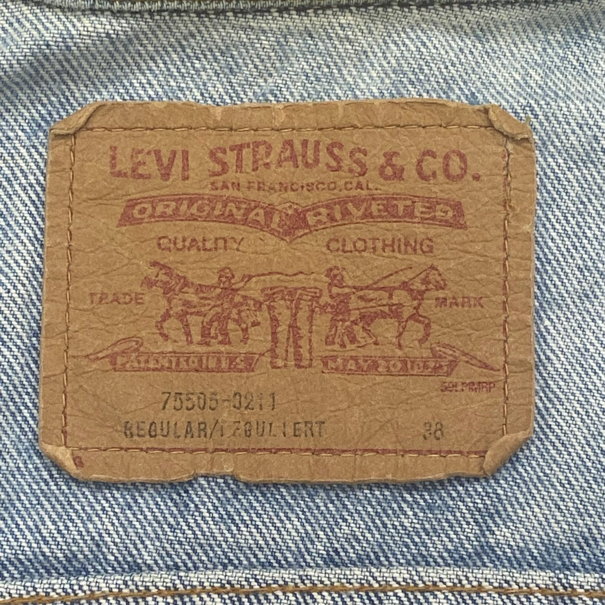 Vintage Levis x Polo Bear 1 Of 1 Custom Denim Jacket With Flip Cuffs By Subtle Flex Streetwear Women’s 38