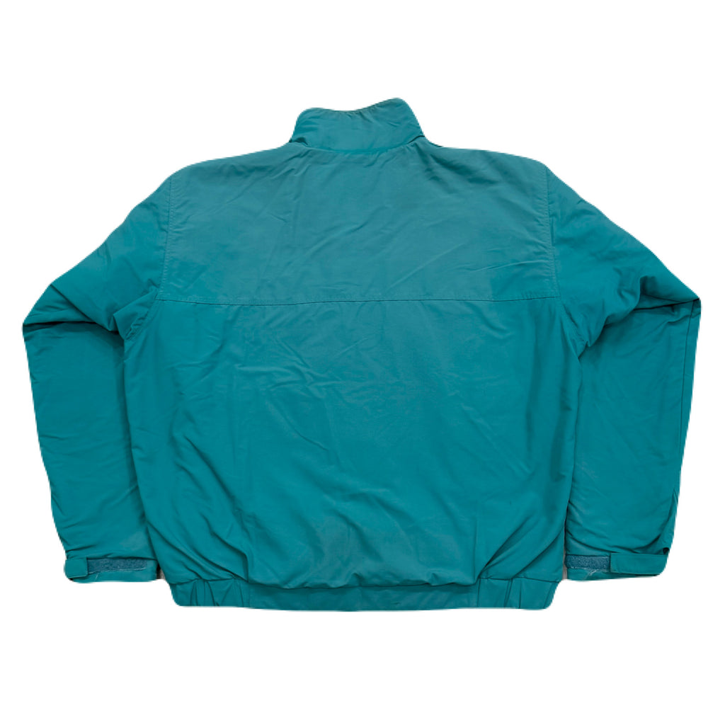 Vintage Patagonia Shelled Synchilla USA Teal Fleece Lined Bomber Jacket Men’s Medium