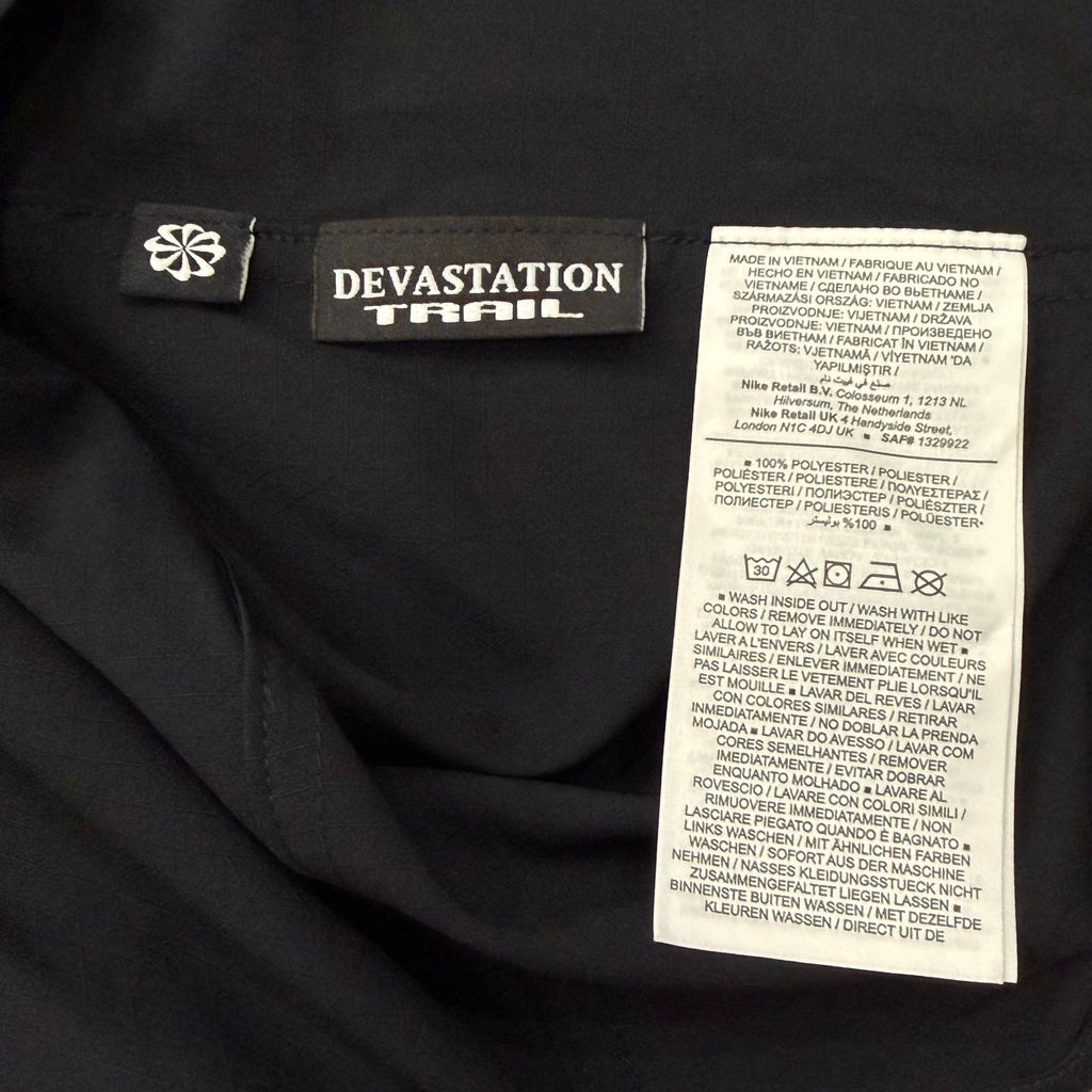 Nike ACG Dri-Fit UV Devastation Trail DN3936-010 Black Button Up Shirt Men’s XL